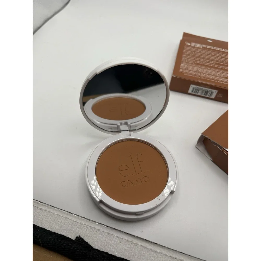 New 3x elf Camo Powder Foundation .28oz 8g Tan 460 W Bronze Lot Of 3
